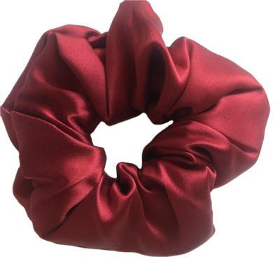 China Bestselling High Elastic Fashion Silk Hair Bands Silk Satin Hair Scrunchies For Women Girls for sale