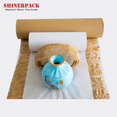 China Products Packing Cushioning Paper Honeycomb Roll Florist Kraft Paper for sale