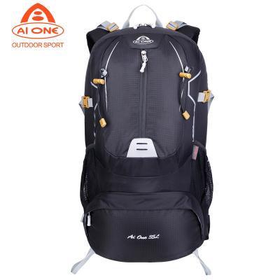 China Sale Waterproof Whole Blue Lightweight Backpack Custom Logo Hiking Rucksack for sale