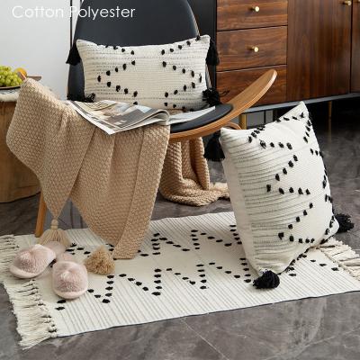 China Tassel Non-Slip Tufted Nordic Boho Cotton Area Luxury Modern Rugs And Blankets For Living Room Picnic Outdoor Kitchen for sale