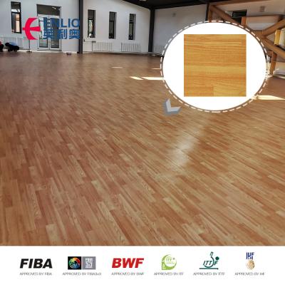 China Indoor Basketball Court Basketball Sports Flooring FIBA ​​Approved for sale