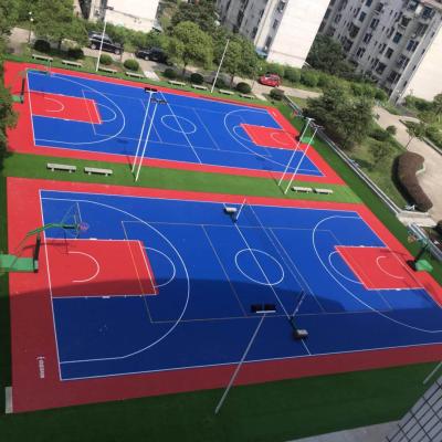 China Professional Inter Outdoor Interlocking Basketball Court Tiles Basketball Court Flooring Universal Use PP Tennis Futsal Throwing Hockey Basketball Volleyball for sale