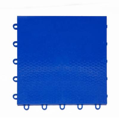 China Enlio hot sale pp flat interlocking tile floor for futsal competitions training with factory price 25*25*1.22CM for sale