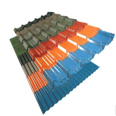 China Building GI / PPGI / PPGL Color Coated Galvanized Steel Roof Sheet for sale