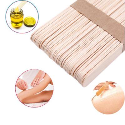 China Private Label Hair Wax Stick Wooden Wax Sealing Stick Viable Wooden Spatula Hair Removal Spatula for sale