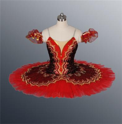 China Dresses Professional Custom Size 12 Layers Kids Girls Performance Wear Classical Ballet Tutu Red Blue Black Costumes for sale