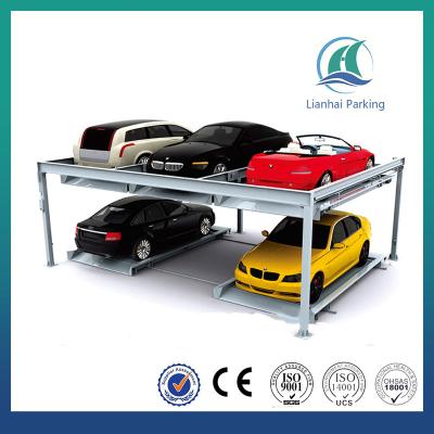 China portable car parking system double layer car lift /smart car parking platform 1.7T for sale