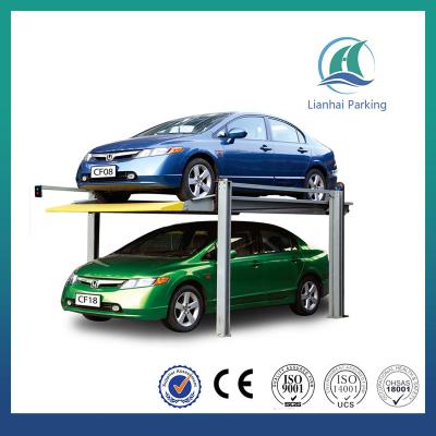 China 4 Post Smart Auto Garage For Family Use With Parking Car Lift 2.0T Remote Control for sale