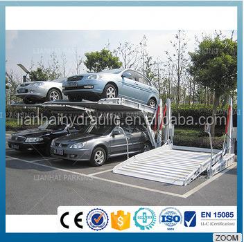 China Lianhai Smart Hydraulic Tilting Car Parking Lift For Low Ceiling TPTP-2 2.0T for sale