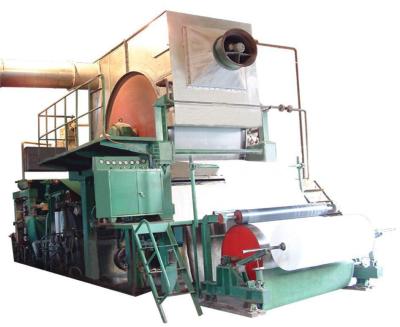 China Factory Small Scale Waste Paper Recycling Vegetable Tissue Paper Towel Paper Making Machinery for sale