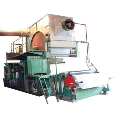 China Medium& 3-5t/d high grade toilet paper parent jumbo roll toilet paper machine, facial tissue paper making machine for sale