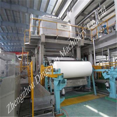 China Recycling Waste Paper Machine 1575mm Culture Paper Production Line Jumbo Roll Writing Paper Making Machine for sale