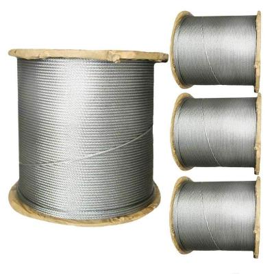 China Application 7x7 Multi Manufacturer 304 3mm Stainless Steel Wire Rope for sale