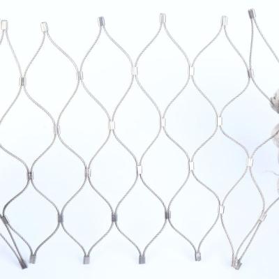 China Corrosion Resistance Custom Stainless Steel Flexible Wire Rope Mesh For Handrails Balustrade for sale