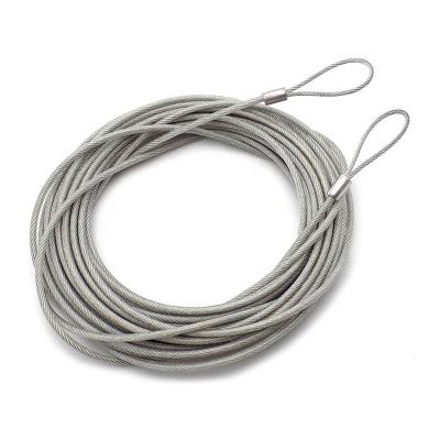 China Hot Selling High Tensile Stainless Steel Wire Rope FABRICATION Sling With Buckles For Safety for sale