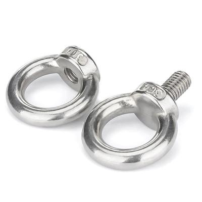 China Automotive Industry Stainless Steel 304 Ring Nuts Anchor Ring Shape Oval Eye Threaded Lifting Nut for sale