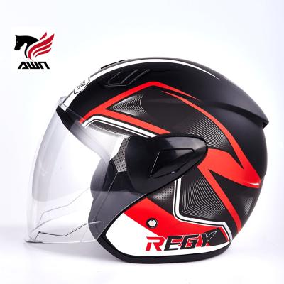 China New Factory Removable And Washable Liner High Quality ABS 3/4 Face Motorbike Motorcycle Helmet Motorcycle Custom Manufactures for sale