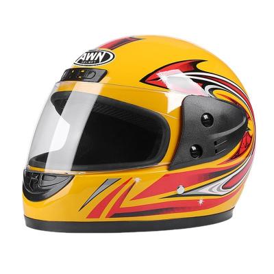 China Fashional pp moon motorcycle full face comfortable motorcycle helmet removable and washable open liner manufacture for sale