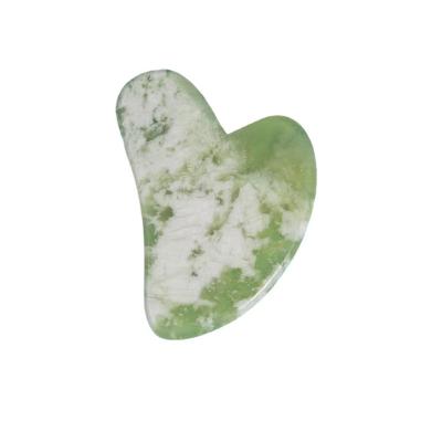 China Face Wholesale Real Natural Jade Guasha Private Label Scraping Rose Quartz Amethyst Green Jade Gua Sha Tools for Face Body Skincare for sale