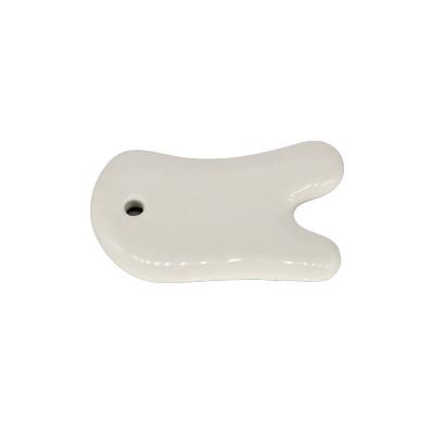 China Face Custom New Gua sha tool White Green Ceramic Face Body Neck Guasha ceram beauty tool for sale