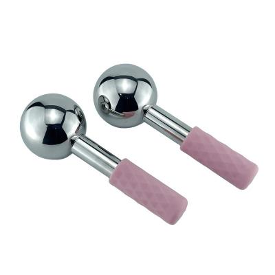 China Firming Wholesale Facial Products Cryo Balls Ice Globes For Facial Ice Roller and Face Roller Globe Stainless Steel Ice Globes For Face for sale