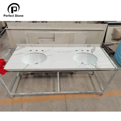 China New modern design chipboard artificial stone kitchen countertops cheaper and more durable than quartz stone for sale