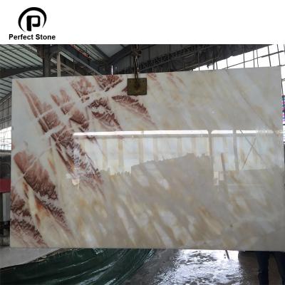 China White Onyx Stone Cheap Price Marble Wall Decoration Chinese Onyx Slab for sale