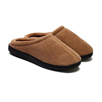 China Unisex Anti-odor Indoor And Outdoor Coral Fleece Slippers Gel To Relax Insole Slippers for sale