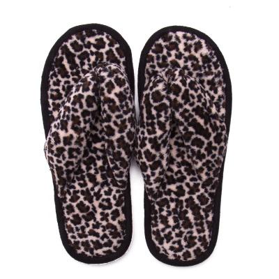 China Coral Fleece Flip-Flops Soft And Comfortable Durable For Women Bedroom TPR Outsole Slip-Resistant Washable Shoes for sale