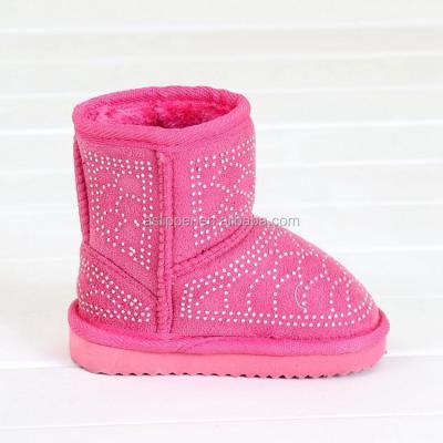 China Snow Boot Half Boot EVA Glitter Pink Kids Snow Boots for sale