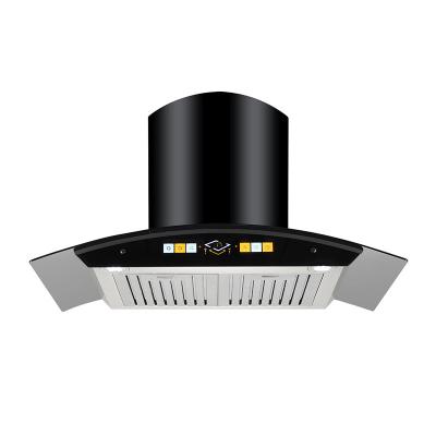 China Capó de cocina de vidrio curvado de 900 mm Range Motion Sensing OEM en venta