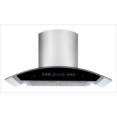 China 35 pulgadas de vidrio eléctrico sin ventilación Range Hood en forma de arco en venta