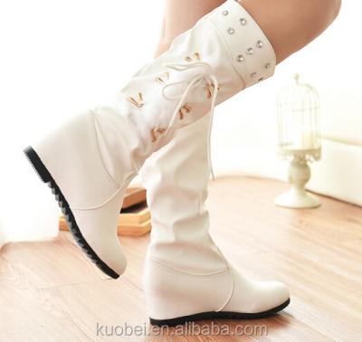 China Snow Boot New Arrive Brand Fashion Women White Boots Long Winter Boots Cheap Thigh High Boots for sale