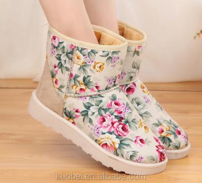 China New Fashion Women's Snow Boot Ankle Boots Warm Winter Short Boots for sale