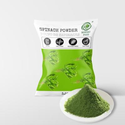 China Dried Green Organic Healthy Low Fat Detoxifying And Beautifying Spinach Powder for sale