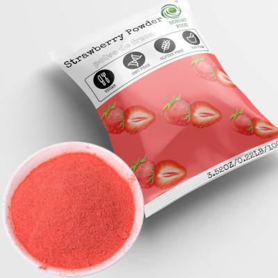 China 100% Beauty Freeze Dried Strawberry 100mesh Powder for sale