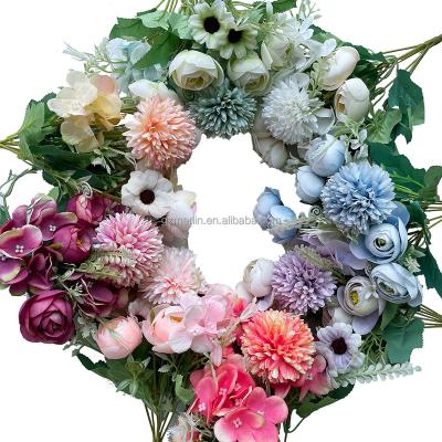 China Wholesale Wedding Flower Bouquets and Rose Peony Hydrangea Arrangement Artificial Party Decoration for Wedding Party Decorative for sale