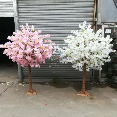 China Wholesale Artificial Indoor 3ft/6ft Floor Cherry Blossom Tree Wedding Tree for sale