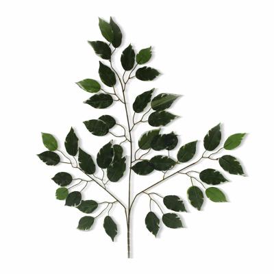 China Home Decor High Quality Artificial Green Eucalyptus Leaves For Artificial Tree for sale