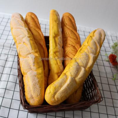 China Environmental protection long loaf green hot sale fake food for party display or wedding decoration for sale