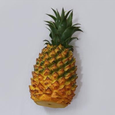 China Green Environmental Protection Real Touch Fruit Artificial Pineapple For Home Decoration for sale