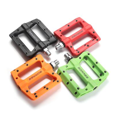 China Mountain Bikes Pedals Platform Slip 3 Road Wide Bike Part Accessories Anti Sealed Support Bike Pedal Ultralight Nylon for sale