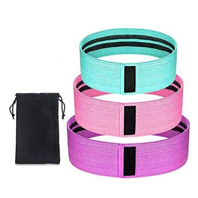 China Custom Polyester Stretch Resistance Bands + Polyester Latex Long Loop Silk Fabric for sale