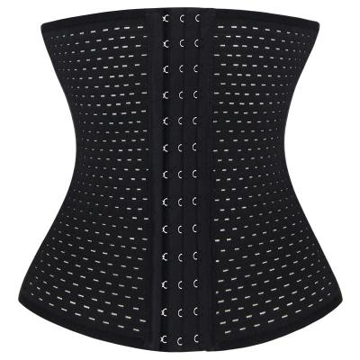 China Polyester+Rubber Slim Women Waist Training Corsets Women Waist Cincher Underbust Waist Tummy Control Belt Slimming Jumpsuit Shapewear for sale