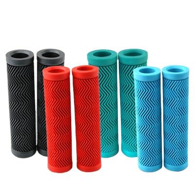 China BMX TPR Recycling Grips MTB Mountain Bike Outdoor Handlebar Grips Cover Heavy Support Anti-Slip Grips Bike Accessories for sale