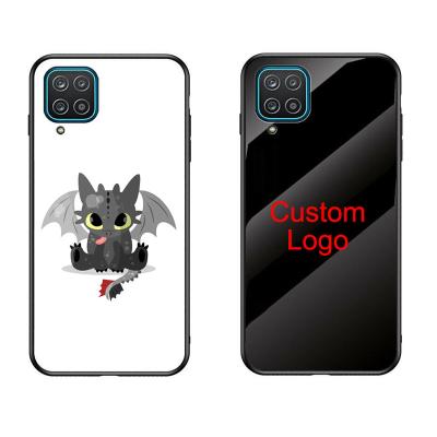 China custom logo Parchute TPU+Hard Glass Cell Phone Case Back Cover For Samsung Galaxy A72 A52 A32 M30 M20 for sale