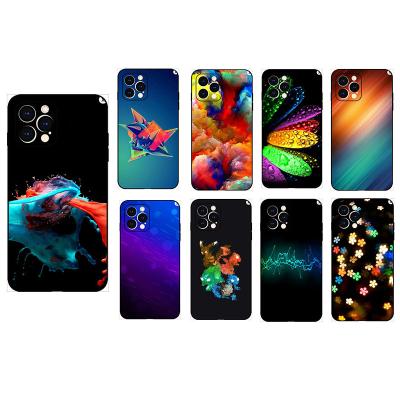 China Colorful Dropship 3D Anti-fall Anti-fingerprint TPU Cell Phone Case Cover For iPhone 11 12 pro Max XR Xs 8 plus SE2020 for sale