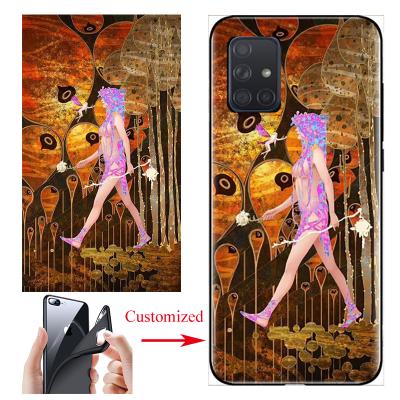 China Light Weight For Samsung Galaxy A71 A51 A70 A50 M30 M20 TPU Soft Silicone Customized Anti-fingerprint Case Back Cover for sale