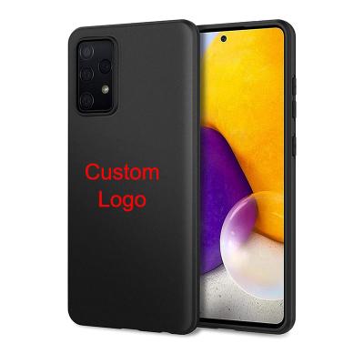 China Custom Logo Lens Protective TPU Anti-drop Flexible Back Cell Phone Case Cover For Samsung Galaxy A72 A52 A32 A71 A51 M30 M20 for sale