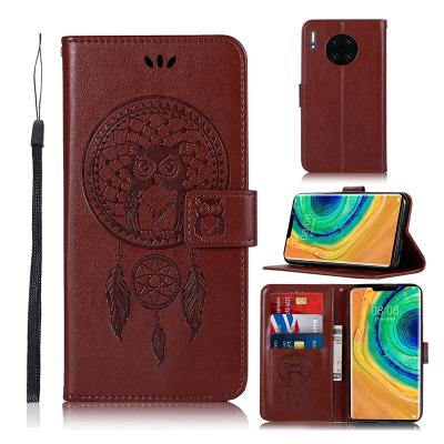 China Anti-fall Mobile Phone Kickstand Strap Card Holder PU Wallet Phone Case Leather Cover For Huawei P30 P20 P10 pro Lite Join 30 20 10 for sale